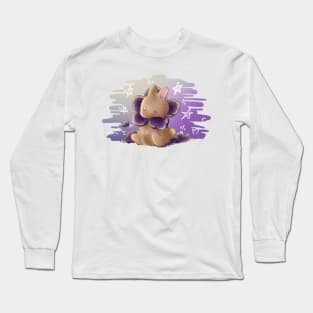 Flower Bunny Kawaii Cute Long Sleeve T-Shirt